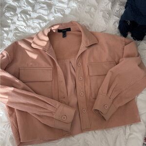 Forever 21 Blush Utility Jacket